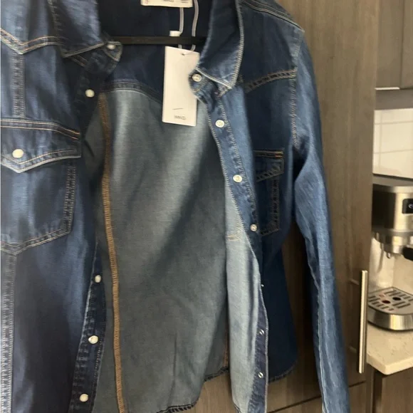 Mango Blue Jean Jacket - Picture 7 of 10